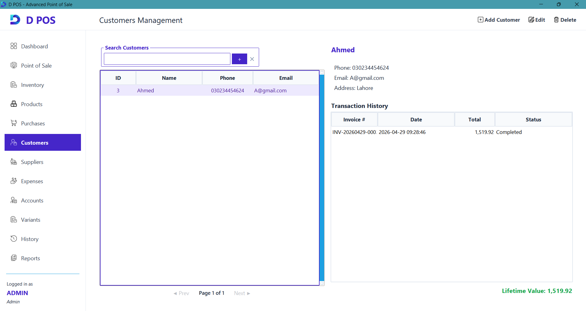 Customer CRM